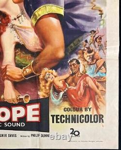 Demetrius and the Gladiators Original Quad Movie Poster Victor Mature Pulford 54