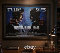 Demolition Man Original UK Quad One Sheet Cinema Poster, 1990s Action (USA)