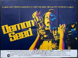 Demon Seed (1977) Original vintage UK quad movie poster