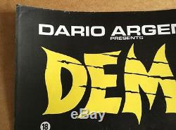 Demons 2 Original British Quad Cinema Movie Poster Dario Argento