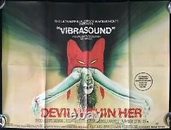 Devil Within Her ORIGINAL Quad Movie Poster Beyond the Door Juliet Mills 1974
