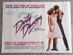 Dirty Dancing (20th Anniversary) Original Rolled D/S UK Quad Movie Poster