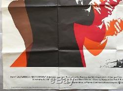 Dirty Harry, Original 1971 British Quad Movie Film Poster, Clint Eastwood