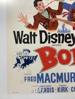 Disney's Bon Voyage! 1962 Original UK Quad Movie Poster 40x30 inches
