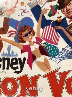 Disney's Bon Voyage! 1962 Original UK Quad Movie Poster 40x30 inches