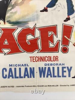 Disney's Bon Voyage! 1962 Original UK Quad Movie Poster 40x30 inches