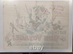 Disney's Bon Voyage! 1962 Original UK Quad Movie Poster 40x30 inches