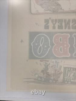 Disney's Dumbo Re-Release 1949 Original UK Quad Movie Poster 40x30 inches