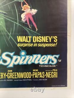 Disney's The Moon Spinners 1964 Original UK Quad Movie Poster 40x30 inches