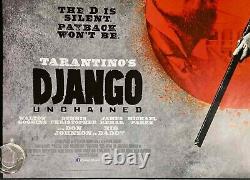 Django Unchained Original Quad Movie Cinema Poster Tarantino DiCaprio 2012