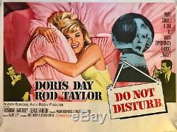 Do Not Disturb Original Movie Quad Poster 1965 Doris Day Rod Taylor Chantrell