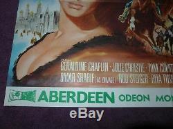 Doctor Zhivago Aberdeen Scotland vintage quad movie cinema poster 28 x 39