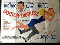 Doctor in Distress Original Quad Movie Cinema Poster Dirk Bogarde 1963