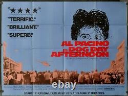 Dog Day Afternoon 1975 Original 45x60 Subway Movie Poster Al Pacino John Cazale