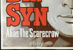 Dr Syn Alias The Scarecrow Original Quad Movie Poster Walt Disney 1963