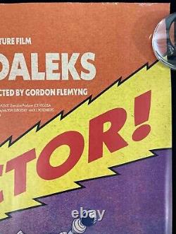 Dr Who and the Daleks / Invasion Earth ORIGINAL Quad Movie Film Poster 2022 RR