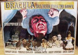 Dracula Has Risen From The Grave Original UK Quad Cinema Movie Poster 1968