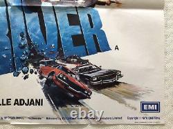 Driver Original UK Movie Quad Poster 1978 Ryan O'Neal, Brian Bysouth Art