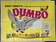 Dumbo Original Quad Movie Cinema Poster Walt Disney Early Rr