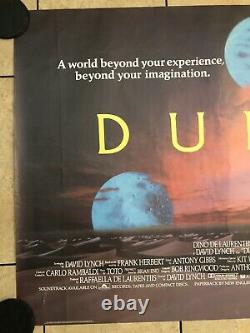 Dune Original UK Movie Quad (1984)