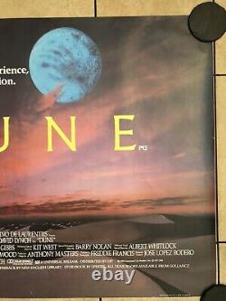 Dune Original UK Movie Quad (1984)