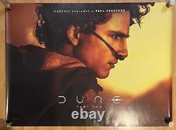 Dune part 2 official UK cinema Timothée Chalamet and Zendaya quad posters 2024
