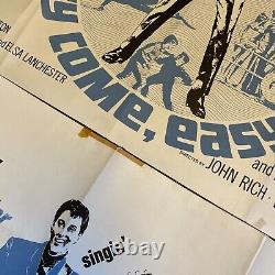 EASY COME EASY GO 1960's very rare original UK movie Quad posters- ELVIS PRESLEY