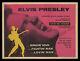 Elvis Presley 1956 Love Me Tender Rolled Never-folded British Quad Movie Poster