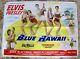Elvis Presley Blue Hawaii Original Uk Film Quad Poster