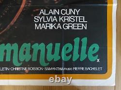EMMANUELLE (1974) original UK quad film/movie poster, Sylvia Kristel, sex, erotic