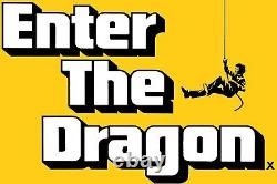 ENTER THE DRAGON (1973) UK quad 30x40 Bruce Lee classic movie poster