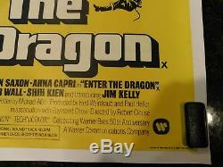 ENTER THE DRAGON Original Movie Poster, British Quad, C8.5 Very Fine/Near Mint