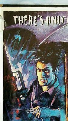 EVIL DEAD 2 (1987) original UK quad movie Poster Cult Zombie Horror -Sam Raimi