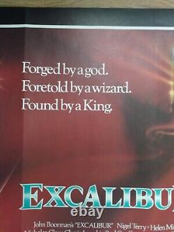 EXCALIBUR (1981) original UK QUAD POSTER John Boorman epic King Arthur fantasy