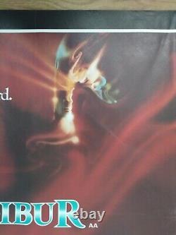 EXCALIBUR (1981) original UK QUAD POSTER John Boorman epic King Arthur fantasy