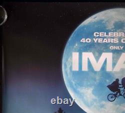 E. T 40th Anniversary IMAX RR Original Quad Movie Poster Steven Spielberg