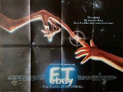 E. T. Original Movie Quad Film Poster 1982 Spielberg Henry Thomas John Alvin Art