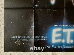 E. T. Original Movie Quad Film Poster 1982 Spielberg Henry Thomas John Alvin Art