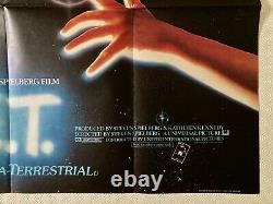 E. T. Original Movie Quad Film Poster 1982 Spielberg Henry Thomas John Alvin Art
