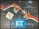 E. T Original Quad Movie Poster Steven Spielberg 1982
