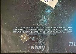 E. T Original Quad Movie Poster Steven Spielberg 1982
