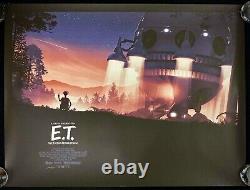 E. T. Original Screen Print Quad Movie Poster Limited Edition Matt Ferguson 9/35