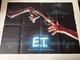 E. T. The Extra Terrestrial (1982) Original Quad Movie Poster Steven Spielberg