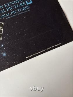 E. T. THE EXTRA TERRESTRIAL (1982) Original Quad Movie Poster Steven Spielberg