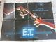 E. T The Extra Terrestrial 1982 Original Uk Quad Film Poster Stephen Spielberg