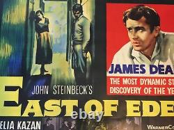 East of Eden James Dean (1955) UK Quad Movie Poster LB Very Rare