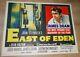 East Of Eden, Original 1955 British Quad Linen Film Movie Poster, James Dean