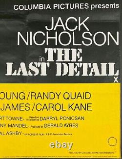 Easy Rider + Last Detail ORIGINAL Quad Movie Poster Jack Nicholson 1970s