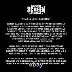 El Dorado ORIGINAL Quad Film Poster LINEN BACKED John Wayne Howard Hawks 1966