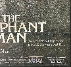 Elephant Man ORIGINAL Quad Movie Cinema Poster Anthony Hopkins John Hurt 1980